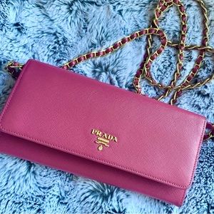 Authentic Prada wallet on chain